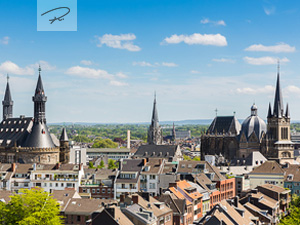 Aachener Dom und Rathaus