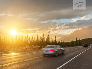 Sonnenuntergang in den Rocky Mountains - Kanada