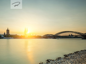 Köln Sunset Silhouette