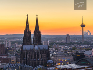 Kölner Dom sunset