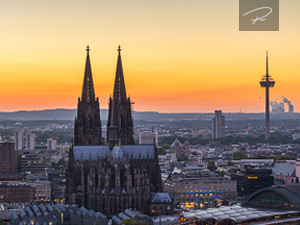 Kölner Dom sunset