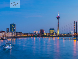 Düsseldorf Blaue Stunde