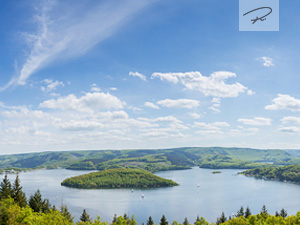 Rursee eifelblick panorama