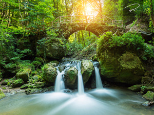 Romantischer Wasserfall