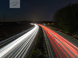 Autobahn - Lighttrails