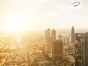 Frankfurt Skyline panorama