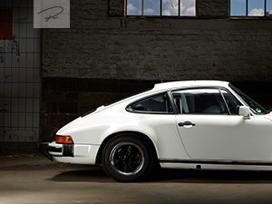 Porsche 911 weiss youngtimer