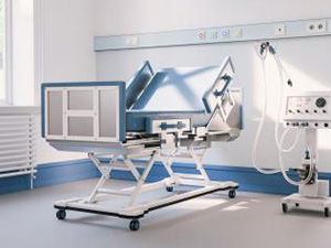 Empty intensive care bed with ventilator in the intensive care unit of a clinic during Covid-19 or coronavirus : Stockfoto oder Stockvideo und Fotos, Bilder, Stockmedien von rcfotostock | RC-Photo-Stock