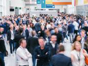 large crowd of anonymous blurred people at a trade show : Stockfoto oder Stockvideo und Fotos, Bilder, Stockmedien von rcfotostock | RC-Photo-Stock