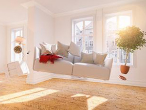 Zero Gravity Sofa hovering in living room with furniture  : Stockfoto oder Stockvideo und Fotos, Bilder, Stockmedien von rcfotostock | RC-Photo-Stock